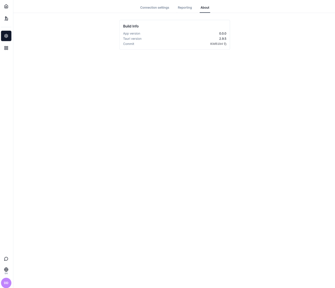 About tab